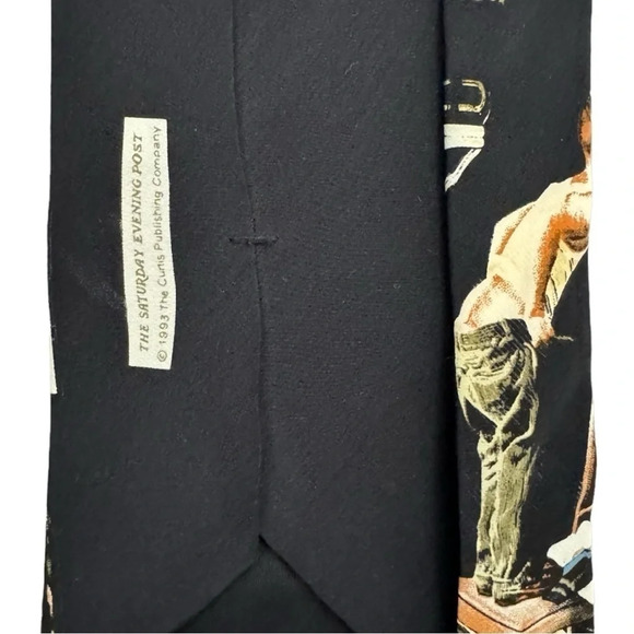 3 Norman Rockwell Ties 1990s - Picture 8 of 14